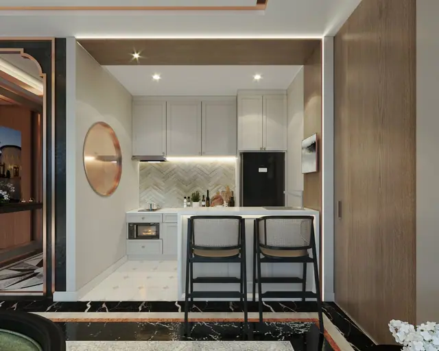 8 Atelier Residence — Кухня, 1 спальня, Банг Тао и Лагуна, Пхукет