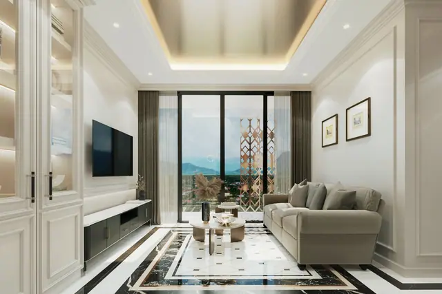 8 Atelier Residence — Гостиная с террасой, 2 спальни, Банг Тао и Лагуна, Пхукет