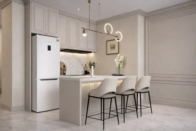 8 Atelier Residence — Кухня — вариант отделки, Банг Тао и Лагуна, Пхукет