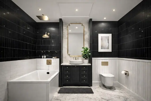 8 Atelier Residence — Ванная — вариант отделки, Банг Тао и Лагуна, Пхукет