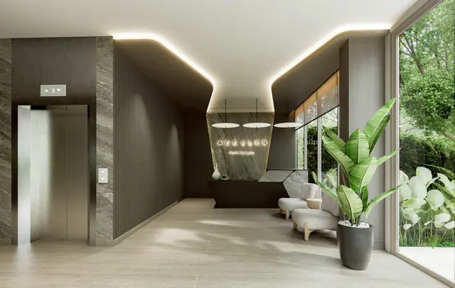 Aceller Hotel & Residence — Лифтовый холл с ресепшен, Чалонг, Пхукет