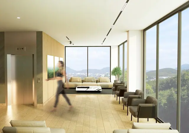 Aceller Hotel & Residence — Лаунж-зона с панорамным видом, Чалонг, Пхукет