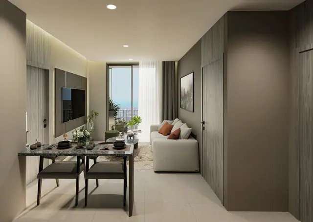 Aceller Hotel & Residence — Обеденная зона у входа в гостиную, Чалонг, Пхукет