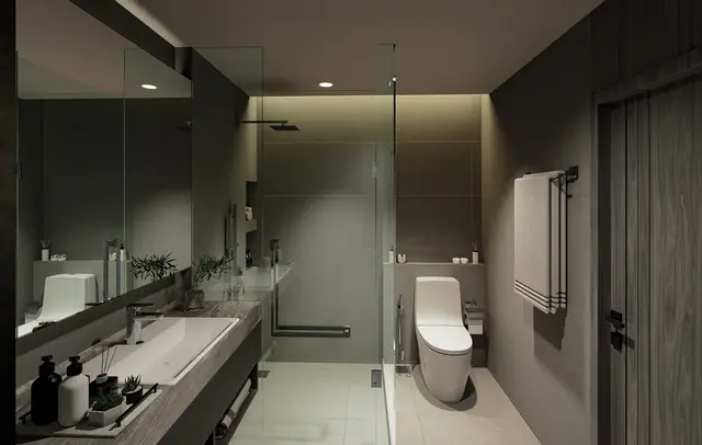 Aceller Hotel & Residence — Ванная с душевой кабиной, Чалонг, Пхукет