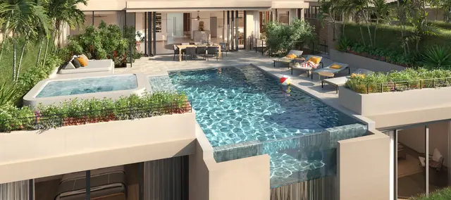 Aegir Banyan Tree Beach Residences — Бассейн верхнего уровня днём, Банг Тао и Лагуна, Пхукет