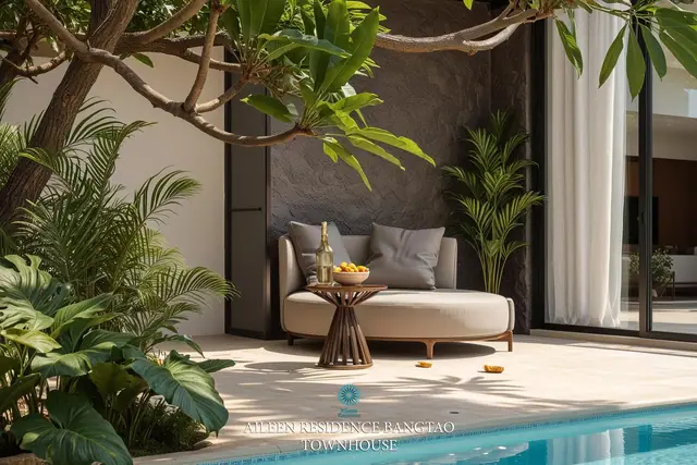Aileen Residence Bangtao — Лаунж у бассейна, Банг Тао и Лагуна, Пхукет