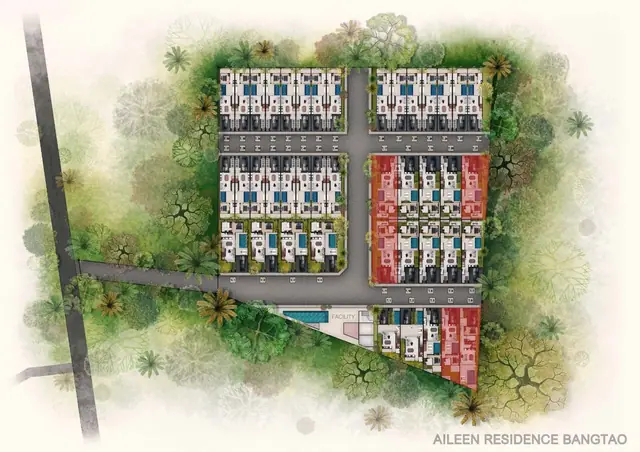 Aileen Residence Bangtao — Генплан посёлка, Банг Тао и Лагуна, Пхукет
