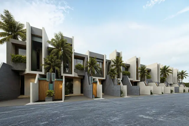 Aileen Residence Lagoon — Фасады таунхаусов, Лаян, Пхукет