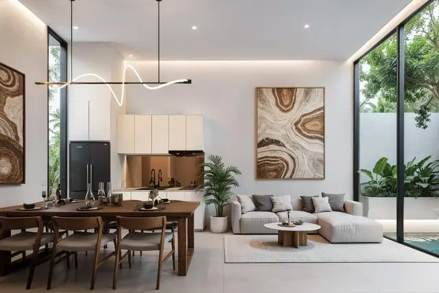 Aileen Residence Lagoon — Кухня-гостиная таунхауса, Лаян, Пхукет