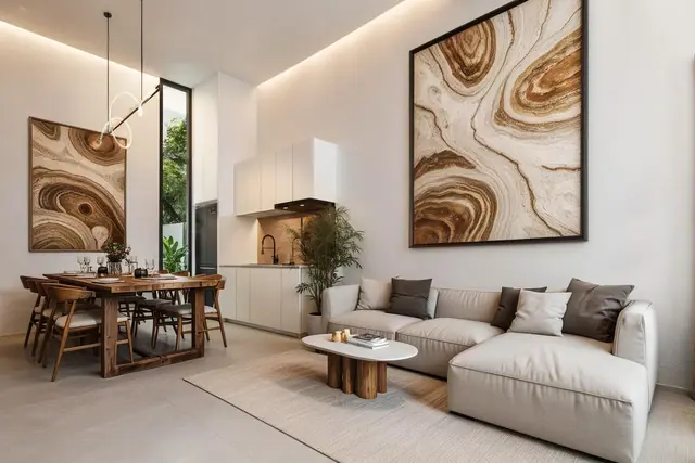 Aileen Residence Lagoon — Гостиная таунхауса, Лаян, Пхукет