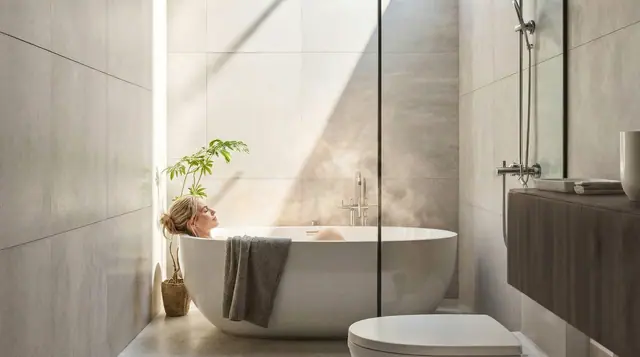 Aileen Residence Lagoon — Ванная с отдельной ванной, таунхаус, Лаян, Пхукет