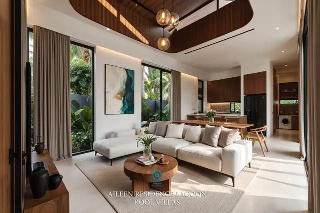 Aileen Residence Lagoon — Гостиная виллы, Лаян, Пхукет