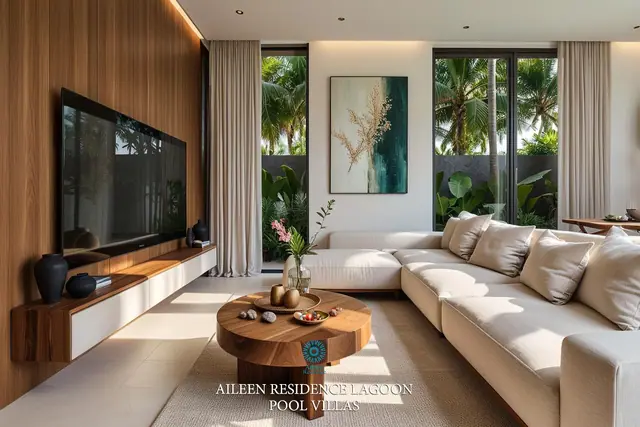Aileen Residence Lagoon — ТВ-зона виллы, Лаян, Пхукет