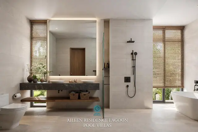 Aileen Residence Lagoon — Ванная комната виллы, Лаян, Пхукет