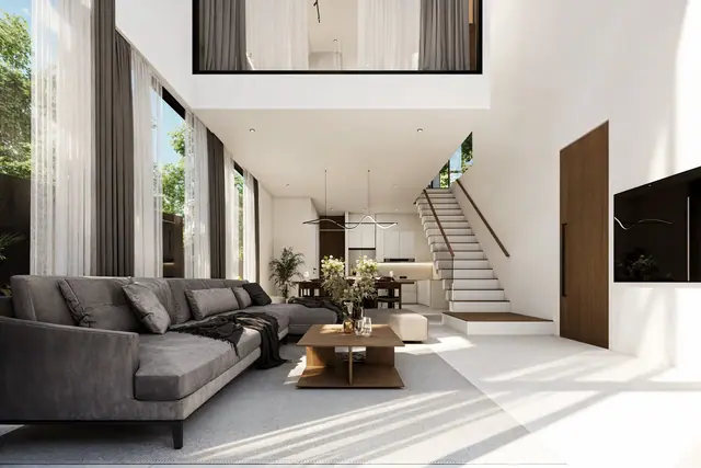 Aileen Villas Layan — Гостиная в двойном свете, Лаян, Пхукет