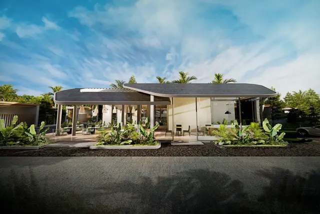 Amrits Luxury Villas — Клубный дом со стороны сада, Най Янг и Май Као, Пхукет