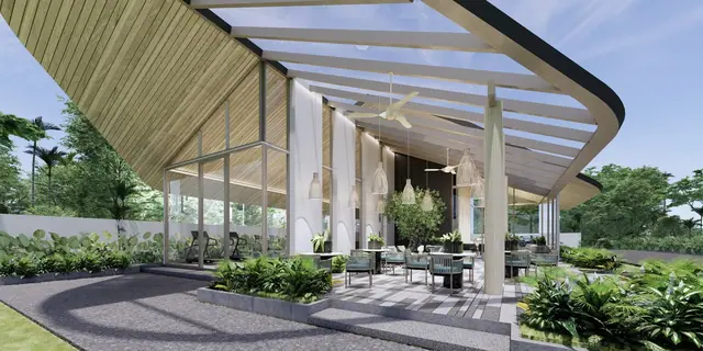 Amrits Luxury Villas — Ресторан клубного дома под навесом, Най Янг и Май Као, Пхукет