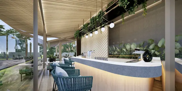 Amrits Luxury Villas — Стойка ресепшн и бар, Най Янг и Май Као, Пхукет