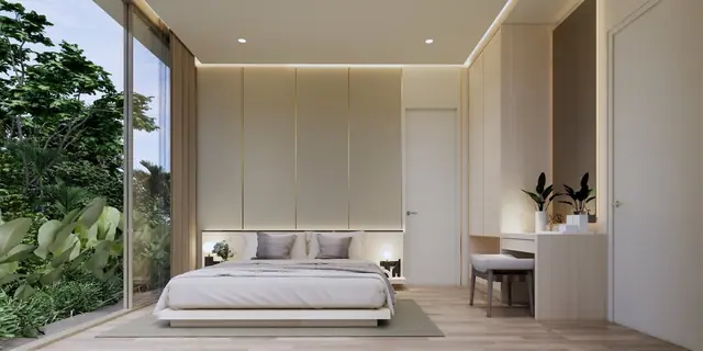 Amrits Luxury Villas — Спальня с туалетным столиком, Най Янг и Май Као, Пхукет
