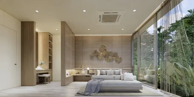 Amrits Luxury Villas — Спальня с рабочим местом, Най Янг и Май Као, Пхукет