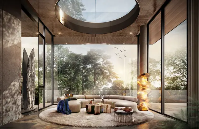 ANANN Villas — Лаунж Sky Room с круглым световым фонарём, Банг Тао и Лагуна, Пхукет