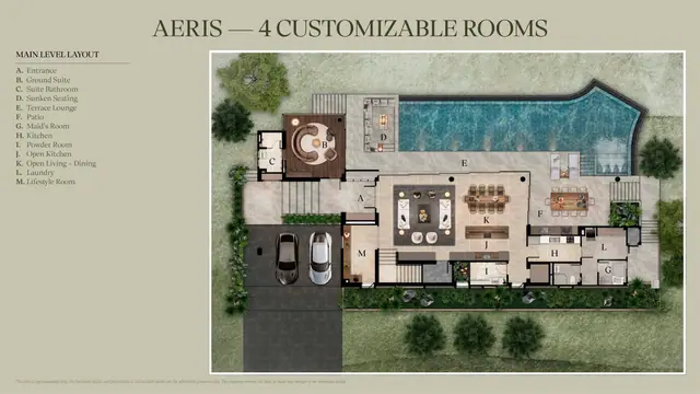 ANANN Villas — AERIS · 735 м² — главный уровень, Банг Тао и Лагуна, Пхукет