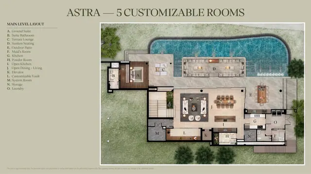 ANANN Villas — ASTRA · 891 м² — главный уровень, Банг Тао и Лагуна, Пхукет