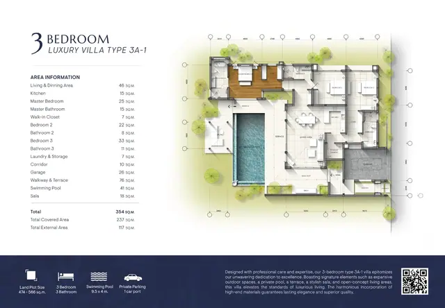 Anchan Indigo I — 3 спальни · 354 м² (участок 474–566 м²), Банг Тао и Лагуна, Пхукет
