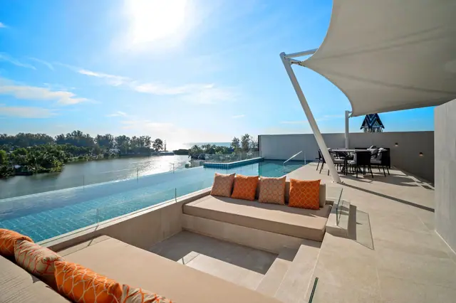 Angsana Oceanview Residences — Бассейн на крыше пентхауса, Банг Тао и Лагуна, Пхукет