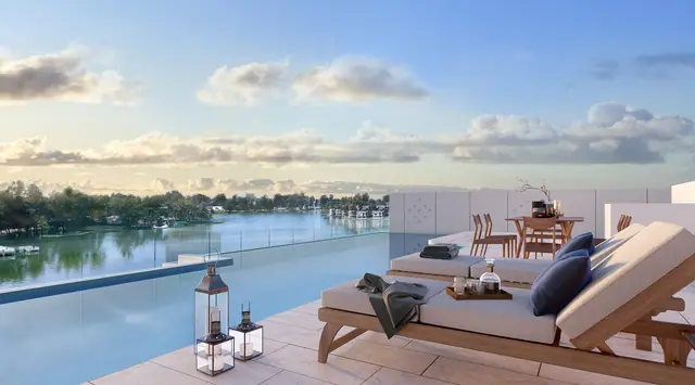 Angsana Oceanview Residences — Терраса пентхауса с бассейном на крыше, Банг Тао и Лагуна, Пхукет