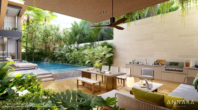Annara Residences — Летняя кухня с барбекю у бассейна, Банг Тао и Лагуна, Пхукет