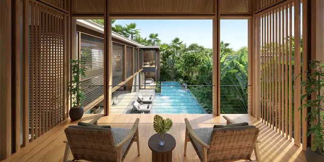 Annara Residences — Терраса «домика на дереве» над бассейном, Банг Тао и Лагуна, Пхукет