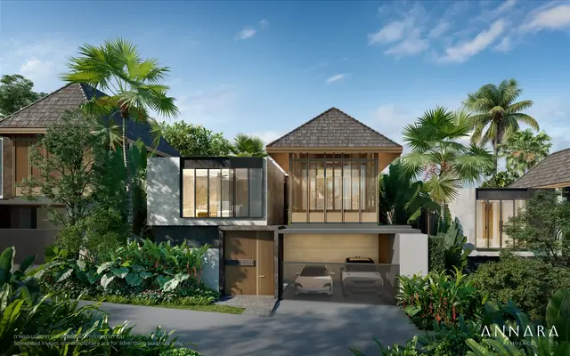 Annara Residences — Фасад виллы типа L, Банг Тао и Лагуна, Пхукет