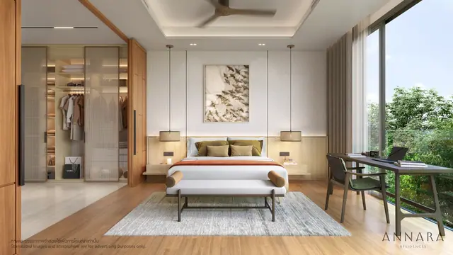 Annara Residences — Тип L: мастер-спальня, Банг Тао и Лагуна, Пхукет