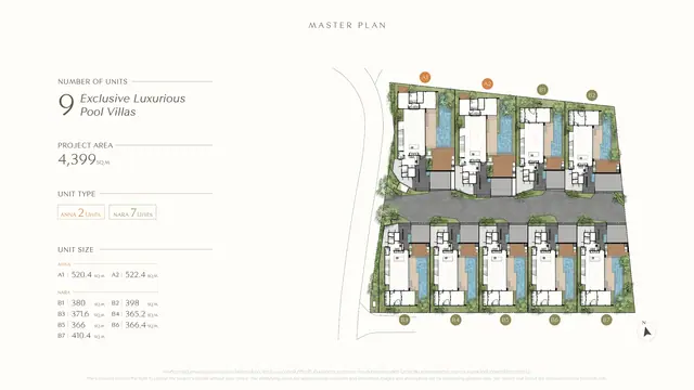 Annara Residences — Генплан посёлка, Банг Тао и Лагуна, Пхукет