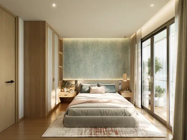 Aster Laguna Lake Residences — Спальня в юните с 3 спальнями, Банг Тао и Лагуна, Пхукет