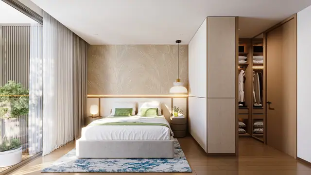 Aster Laguna Lake Residences — Спальня со шкафом-купе, Банг Тао и Лагуна, Пхукет