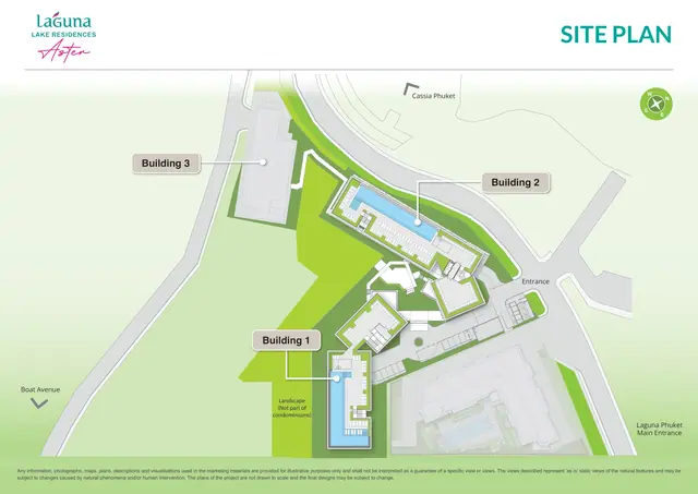 Aster Laguna Lake Residences — Генплан комплекса, Банг Тао и Лагуна, Пхукет