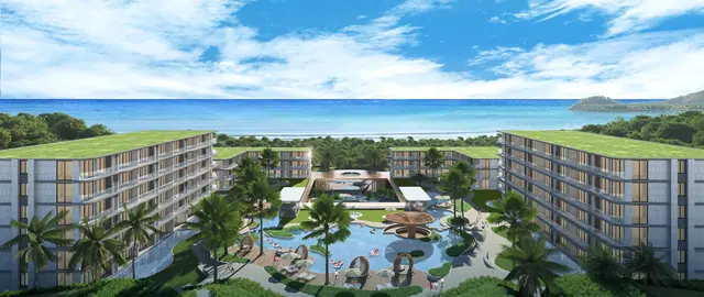 AYANA Heights Seaview Residences — Панорама комплекса у моря, Лаян, Пхукет