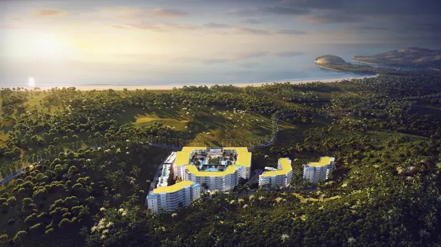 AYANA Heights Seaview Residences — Комплекс на закате, Лаян, Пхукет