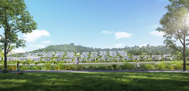 AYANA Soluna Villas — Панорама посёлка, Банг Тао и Лагуна, Пхукет
