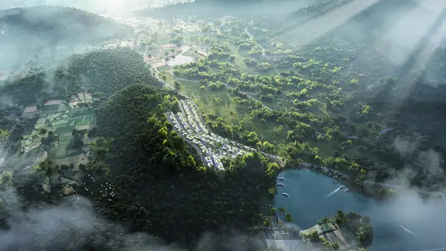 AYANA Soluna Villas — Посёлок в утреннем тумане, Банг Тао и Лагуна, Пхукет