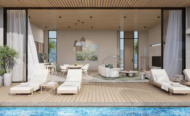 AYANA Soluna Villas — Шезлонги у бассейна, Банг Тао и Лагуна, Пхукет