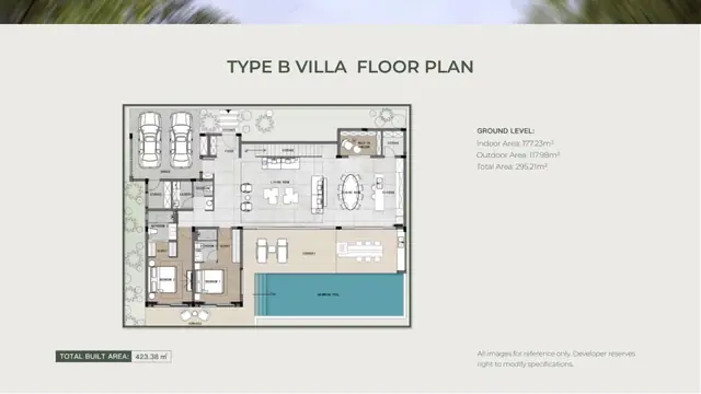 AYANA Soluna Villas — Тип B — 1-й этаж · 295 м², Банг Тао и Лагуна, Пхукет