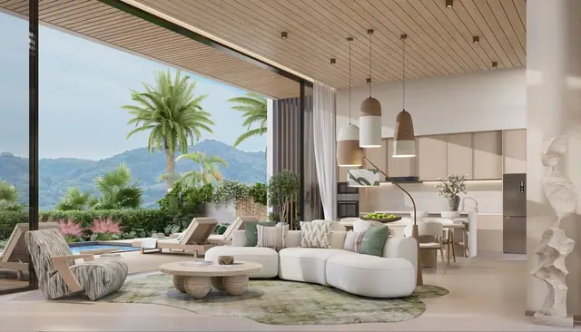 AYANA Soluna Villas — Гостиная с видом, тип A, Банг Тао и Лагуна, Пхукет