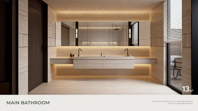 AYANA Soluna Villas — Главная ванная, тип B, Банг Тао и Лагуна, Пхукет