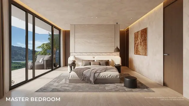 AYANA Soluna Villas — Мастер-спальня, тип B, Банг Тао и Лагуна, Пхукет