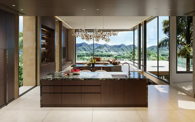 AYANA Soluna Villas — Кухня-остров с видом, тип D, Банг Тао и Лагуна, Пхукет