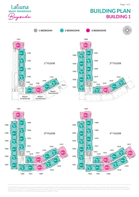 Bayside Laguna Beach Residences — Корпус 1 — лист 1, Банг Тао и Лагуна, Пхукет