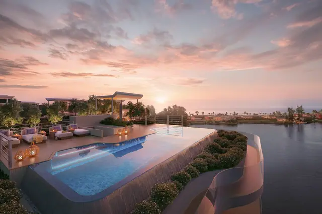 Bellaguna Lake Residences — Бассейн на закате, Банг Тао и Лагуна, Пхукет